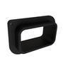 SHROUD AND GASKET - 38 M, MPMXD BULKHEAD, BLACK