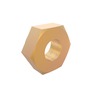 HEXAGONAL NUT, 8 - 32, A, CADMIUM, ZINC