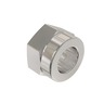 LOCK NUT, NYLON, INSERT, M4, STAINLESS STEEL