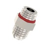 CONNECTOR - STRAIGHT THREAD, VITON O-RING