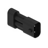 RECEPTACLE - 2 CAVITY, MP280S, PAC12084167, BLACK