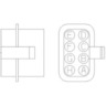 PLUG - 8 CAVITY, METRI PACK280S, BUS 32006B22, GRAY