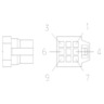 PLUG - 9 CAVITY, MCP2.8, AI 8-968971-1