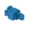 PLUG - 2 CAVITY, MCON1.2, AI , BLUE