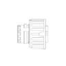 PLUG - 4 CAVITY, SEALED CIRCULAR CONNECTOR 25, AI 3-967325-1,