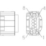 PLUG - 8 CAVITY, MICRO QUADLOCK SYSTEM SERIES, AI 1 - 1534229 - 1