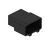 RECEPTACLE - 8 CAVITY, Y2.8, AFLE 3421 001, BLACK