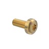 SCREW - MACHINE, PAN HEAD, HDI, 10-32, ZINC YELLOW