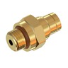 CONNECTOR - 1/4 PTC X M12 O-RING, VIT