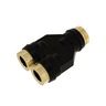 CONNECTOR - Y UNION, (3) 3/8 PTC