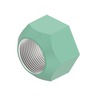 NUT - HEXAGON, LKG, GRADE C,Aluminum AND ZINC ALLOY, 5/8-11