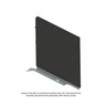 UPHOLSTERY - PANEL, SIDE, 58 INCH, MR, GRAPHITE BLACK, LEFT HAND