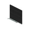 UPHOLSTERY - PANEL, SIDE, 70 INCH, REAR, GRAPHITE BLACK, LEFT HAND