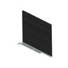 UPHOLSTERY - PANEL, SIDE, 70 INCH, REAR, GRAPHITE BLACK, LEFT HAND