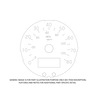 SPEEDOMETER - MPH/KPH, BLACK, MULTIPLEXED, ICUF