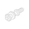 GEAR CLUSTER,M/T COUNTERSHAFT