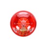 40 SERIES, CLEAR BACK, INCAN., RED, ROUND, 1 BULB, S/T/T, PL - 3, 12V