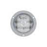 SUPER44, LED, 6 DIODOS, REDONDO, LUZ TRASERA, BRIDA GRIS, 12V