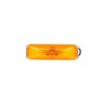 19 SERIES, INCAN., YELLOWRectangular, 2 BULB, BASE, M/C LIGHT, POLYCARBONATE, GRAY2 SCREW, 12V, KIT