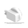 PLUG - 2 CAVITY, PLS, PAC08917345, WHITE