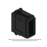 PLUG - 12 CAVITY, BLACK, 150C