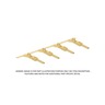 TERMINAL - MALE, S16, GOLD PLATED, 0.8 - 1