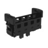 MODULE - MODULAR SWITCH FIELD, 4 SWITCH RECEPTACLE, BLACK, P4