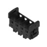 MODULE - MSF, 4 SWITCH, RECEPTACLE, BLACK, M2/P4+