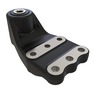 BRACKET - SHACKLE, FRONT SUSPENSION, RUBBER, THROUGH