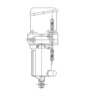 PUMP - TILT, 1.5 INCH, CYLINDER, AIR/HYDRAULIC