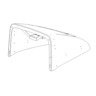 FAIRING - ROOF ASSEMBLY,48 INCH, BAKED,2 HORN, QUALCOM