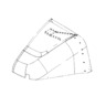 FAIRING - ROOF ASSEMBLY, 34 INCH, BAKED, QUALCOM