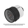 GAUGE - AIR PRESSURE, SUSPENSION ,BLACK