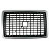 GRILLE VINYL BLACK/CHROME 04+ ABS NO LOGO