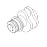 CRANKSHAFT 160 STROKE S60 12L DDEC III