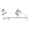 PLATE ASSEMBLY - COLD ECM END MOUNT DDEC IV