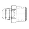 CONNECTOR - FUEL LINE AND COOLER S60 14L