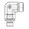 CODO 90 GRADOS M12 X 1.5 17 HEXAGONAL X 11/16 - 16