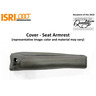 ISRI CASCADIA, COVER - SEAT ARMREST, LEFT HAND, BLACK VINYL