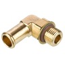 ELBOW - 7/16 -20, 3/8HOSE, 90, BRASS