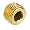 HEX HEAD PLUG/BRASS